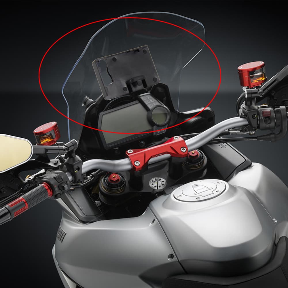 TC For Ducati Multistrada 1200 Multistrada1200 2013 2014 Motorcycle GPS/SMART PHONE Navigation GPS Plate Bracket Adapt H