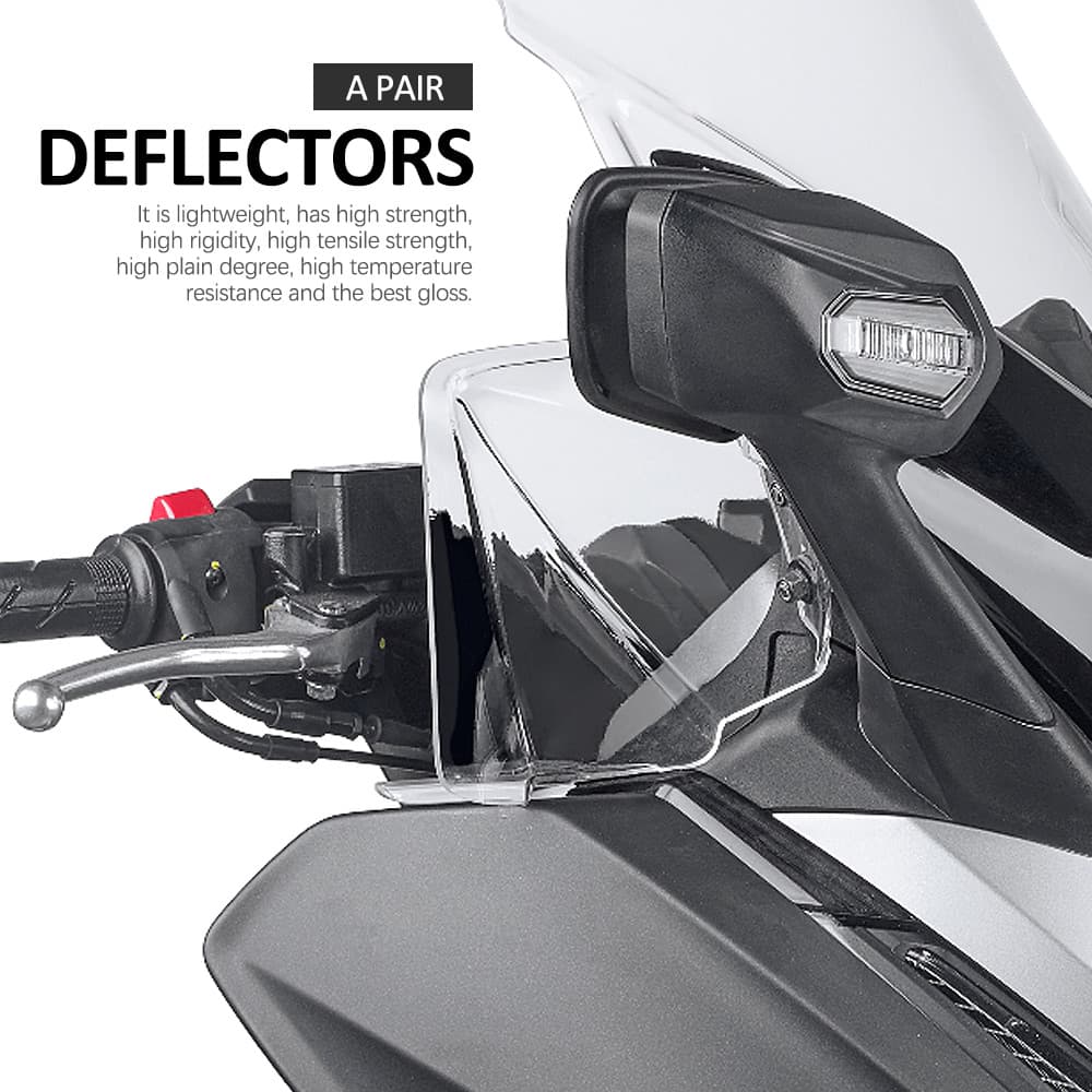 TC New Side Windshield Windscreen Wind Deflector For Honda forza 250 FORZA 300 Forza 350 Handguards Forza 125 Forza125 2