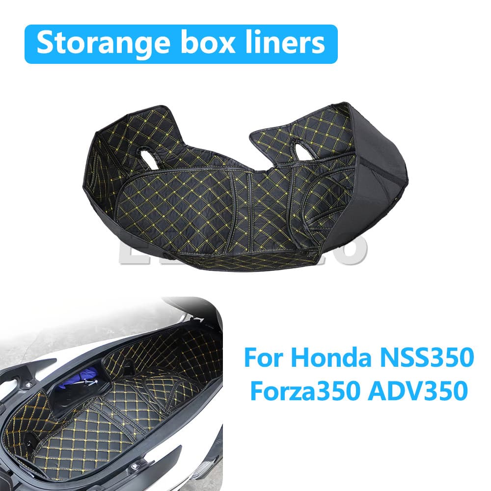 สําหรับ Honda NSS350 Forza350 ADV350 NSS 350 Forza 350 รถจักรยานยนต์ด้านหลังเบาะด้านในที่นั่งถังกระเป๋าเดินทางกล่อง Liner Pad