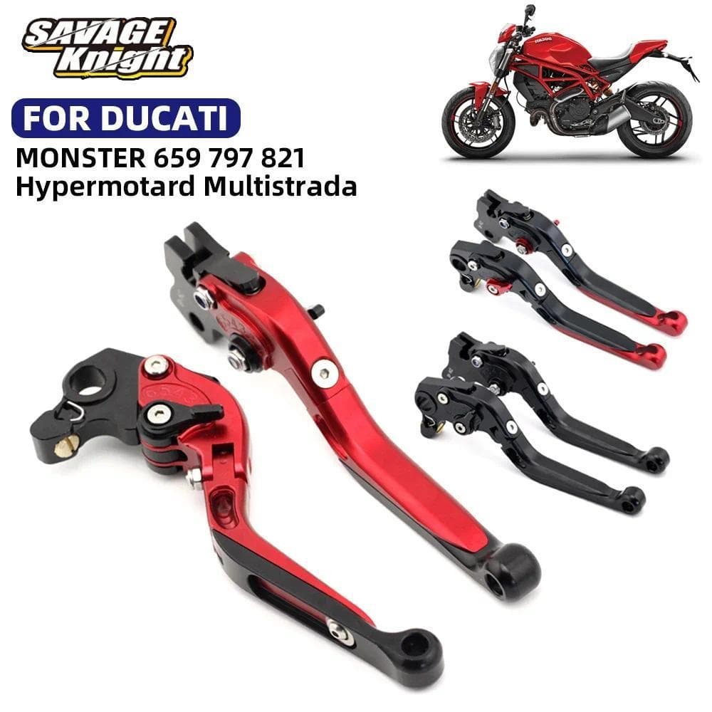 SC New Folding Brake Clutch Levers For DUCATI MONSTER 797 821 659 Hypermotard 820 939 Multistrada 950 Handlebar Lever Ac