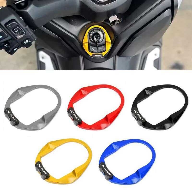 XMAX300 ฝาครอบตกแต่งล็อคประตูไฟฟ้าสำหรับอุปกรณ์เสริมรถจักรยานยนต์ X-MAX300 XMAX X-MAX 300 2023 2024