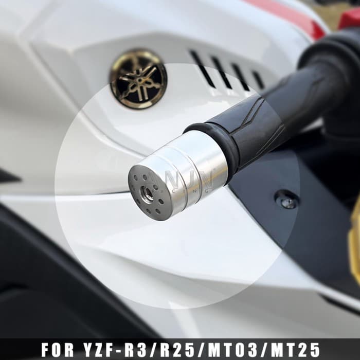 Handle Bar End For YAMAHA YZF-R3 YZF R3 R25 MT-03 MT-25 2015-2023 Aluminum Handlebar Bar Ends Slide