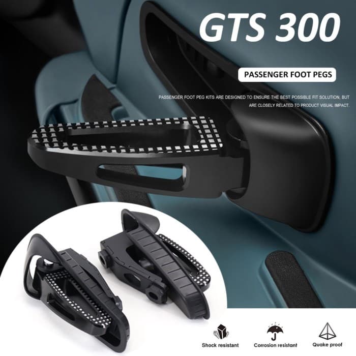 New For Vespa GTS 300 GTS300 gts300 gts 300 Motorcycle Accessories Rear Passenger Foot Pegs Mount B