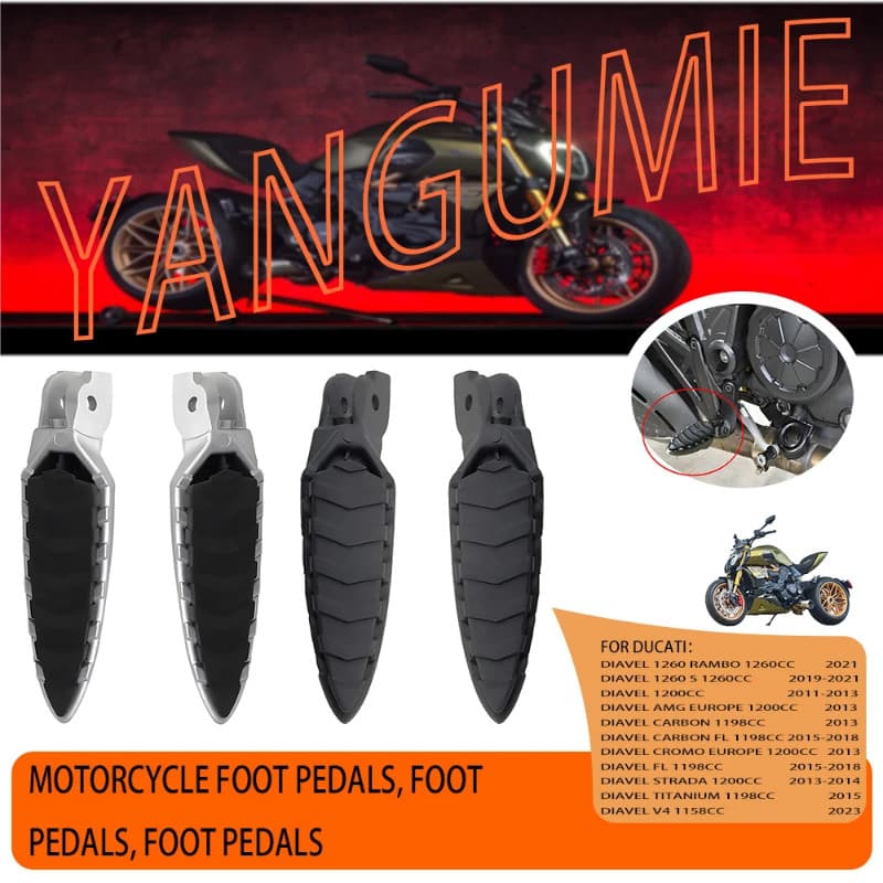 For DUCATI Diavel 1260 Diavel 1200 2011-2022 Motorcycle Accessories Footrests Pedal Bracket Motocro