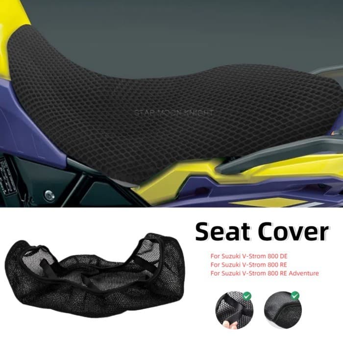 3D Mesh Seat Cover For Suzuki V Strom 800 DE RE V-Strom 800DE 800RE Adventure Motorcycle Anti-slip 