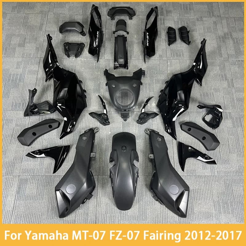 Suitable For Yamaha MT07 FZ07 MT-07 2012-2017 ABS injection full fairing body kit MT 07 FZ 07 2015 