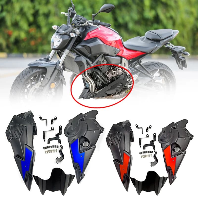 For Yamaha MT-07 FZ-07 2014-2020 MT 07 FZ 07 Motorcycle Engine Spoiler Belly Pan Lower Fairing Body