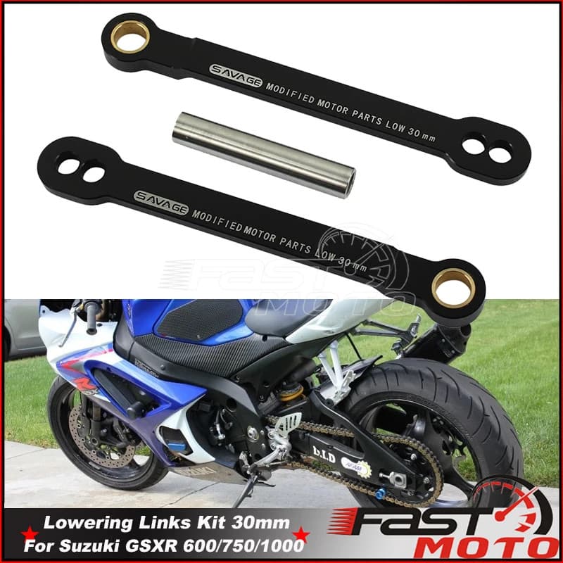 Motorbike 30mm Adjustable Lowering Link Drop Suspension Kit For Suzuki GSX-R600 GSX-R750 06-10 GSX-