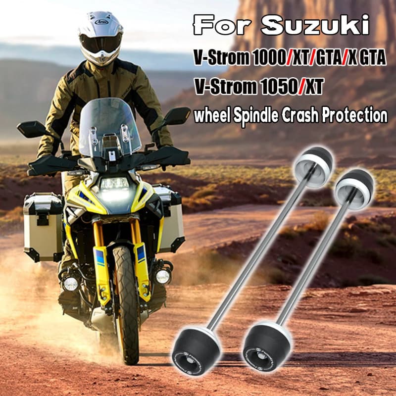 For Suzuki V-Strom 1000 XT GTA X GTA / V-Strom 1050 XT motorcycle Front Rear wheel Spindle Crash Pr