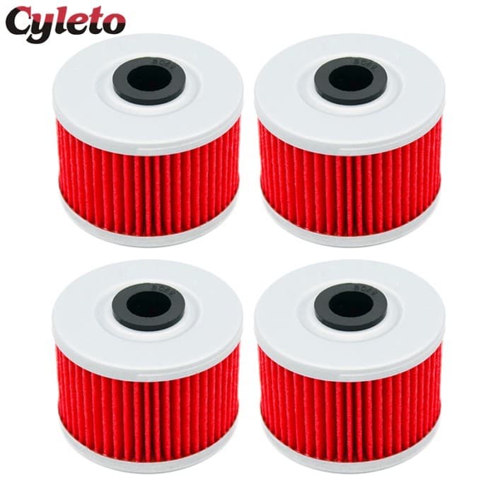 2/4/6pcs Cyleto Oil Filter for Kawasaki KLX110 KLX125 KLX250 KLX 125 250 D-Tracker KLX140 KLX150 KL