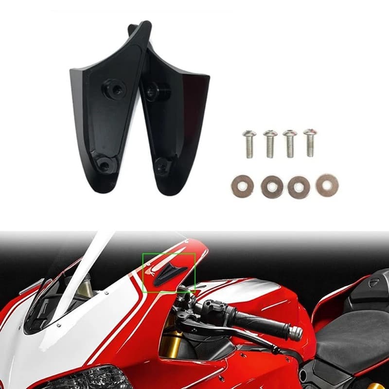 For Ducati PANIGALE 899 PANIGALE 1199 2012-2018 Motorcycle Block OFF Plate Rear View Mirror Hole Co