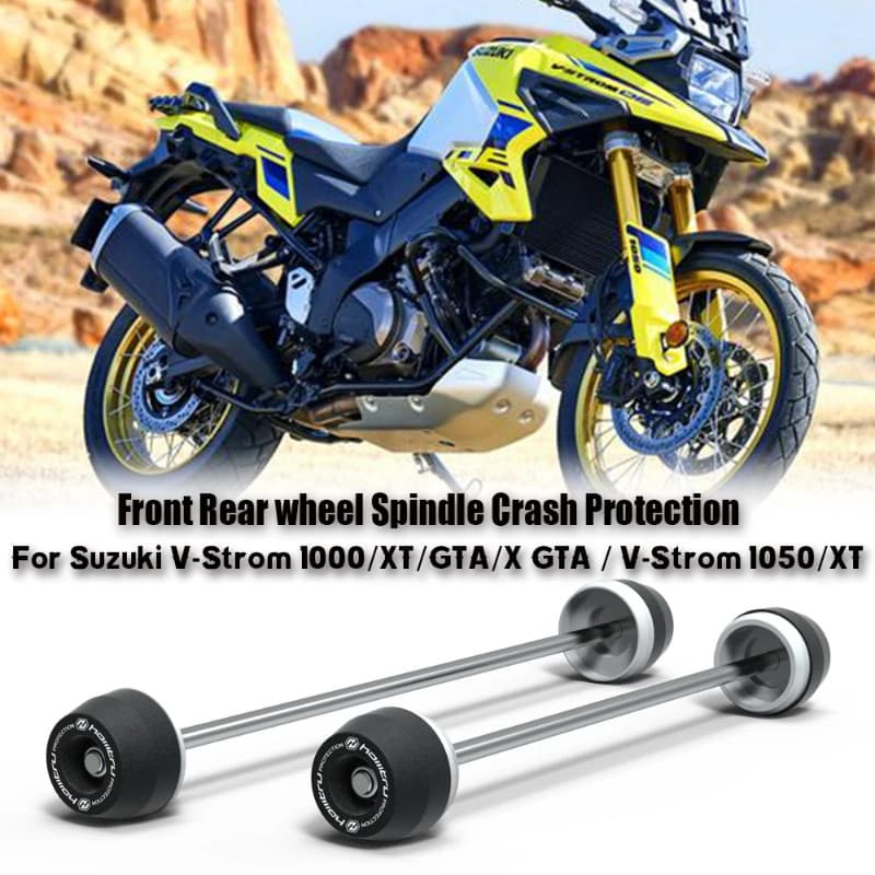 Motorcycle Front Rear wheel Spindle Crash Protection For Suzuki V-Strom 1000 XT GTA X GTA / V-Strom