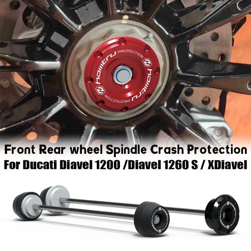 Motorcycle Front Rear wheel Spindle Crash Protection For Ducati Diavel 1200 Diavel 1260 S XDiavel 2