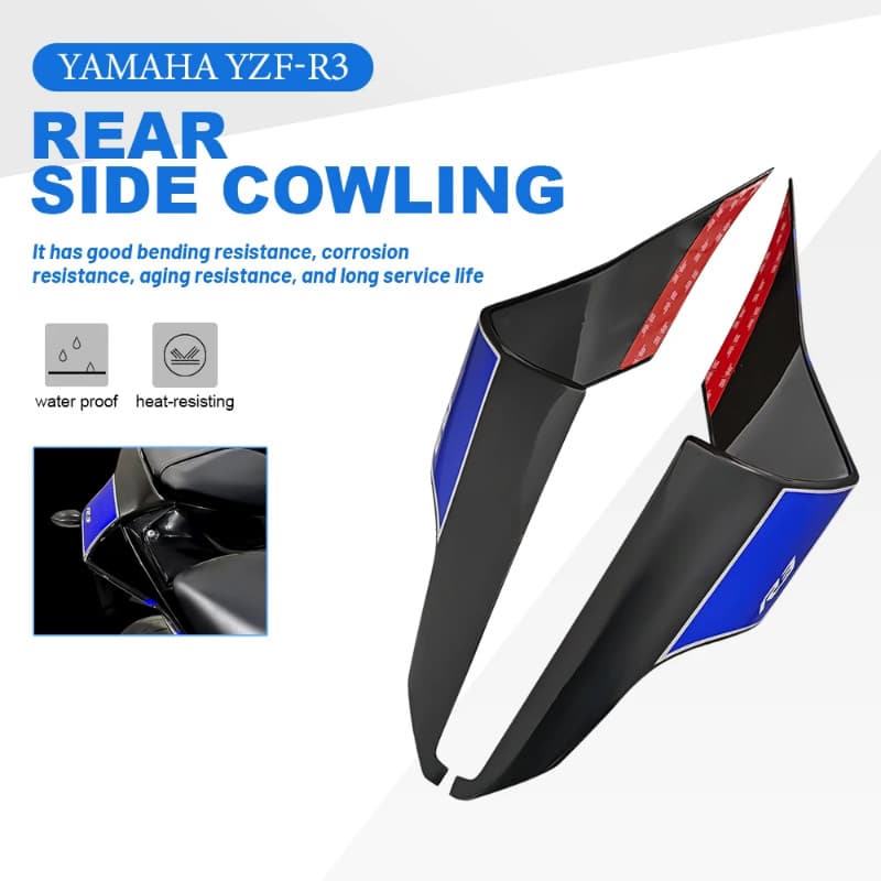 Rear Side Cowling For Yamaha YZF-R3 R3 2019 2020 2021 2022 2023 Motorcycle Accessories Fairing Fixe