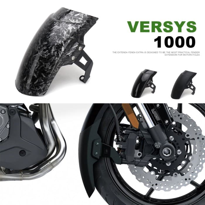 Motorcycle Front Mudguard Fender Shield Guard Mud For Kawasaki Versys 1000 Versys1000 VERSYS 1000 V