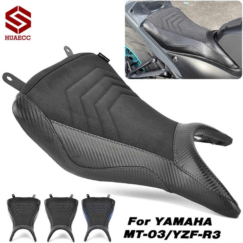 MT 03 YZF R3 2015-2023 Motorcycle Front Driver Rider Seat Cushion Pillow Pad for Yamaha MT03 MT-03 