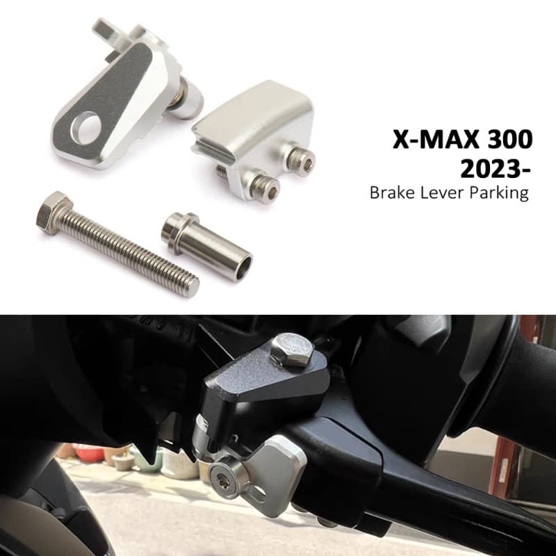 Motorcycle For YAMAHA X-MAX300 XMAX300 X-MAX XMAX 300 Brake Lever Lock Black/Silver Ramp Parking Lo