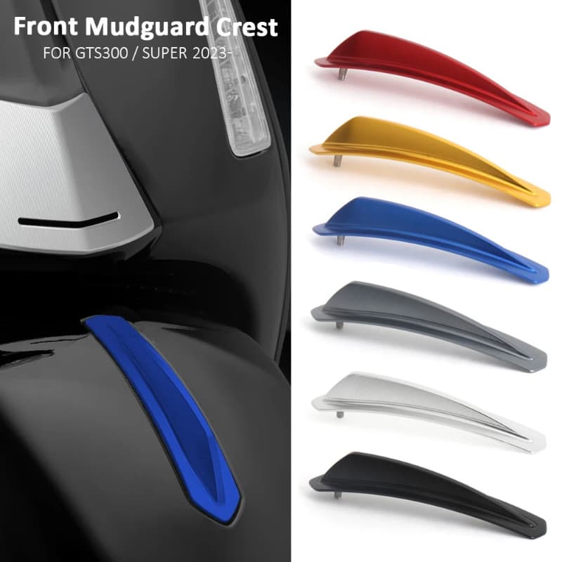 Motorcycle Scooter Accessories For Vespa Gts300 GTS300 gts300 GTS 300 Super 2023 2024 Front Fender 