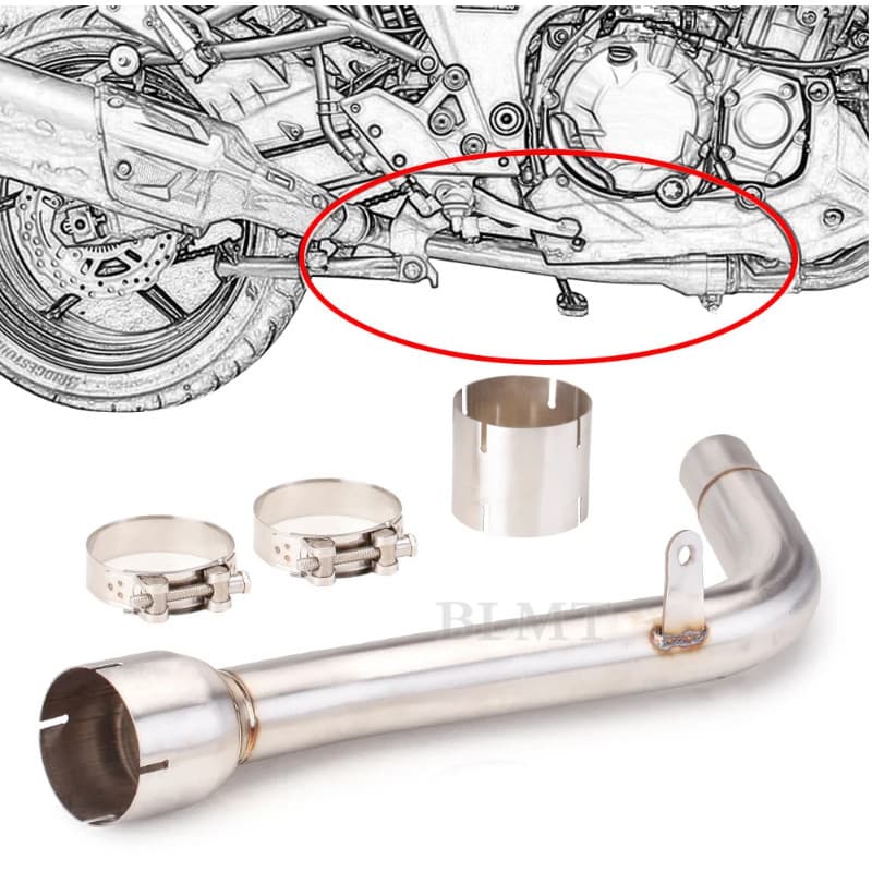 MOTO Exhaust Muffler Escape Modified Middle Link Pipe For Kawasaki Versys 1000 SE KLZ1000 Versys100