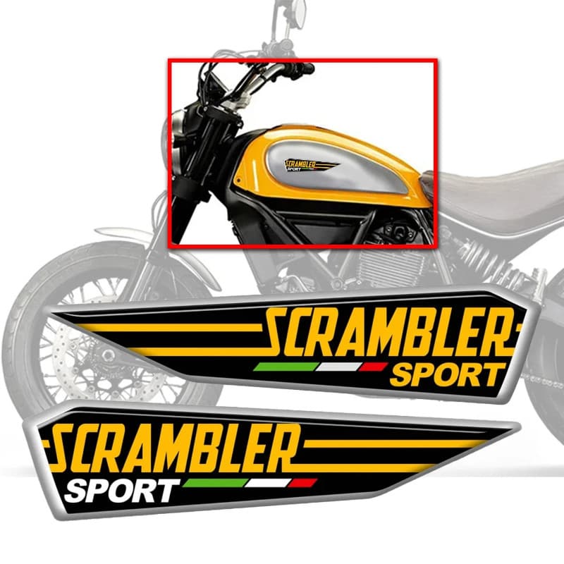 scrambler Fit DUCATI scrambler Tank Pad Stickers Protector Fairing Motorcycle Accessories  2014 201
