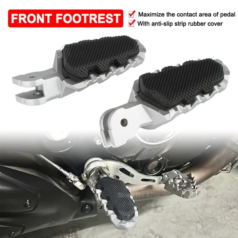 Motorcycle Front Footrest Foot Rests For Ducati Hypermotard 821 Multistrada MTS 950 1260 1200 Footp