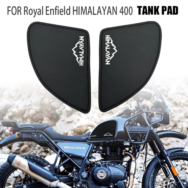 For Royal Enfield Himalayan 400 Himalayan 411 2016-2021 Motorcycle Side Fuel Tank Pad Sticker Rubbe