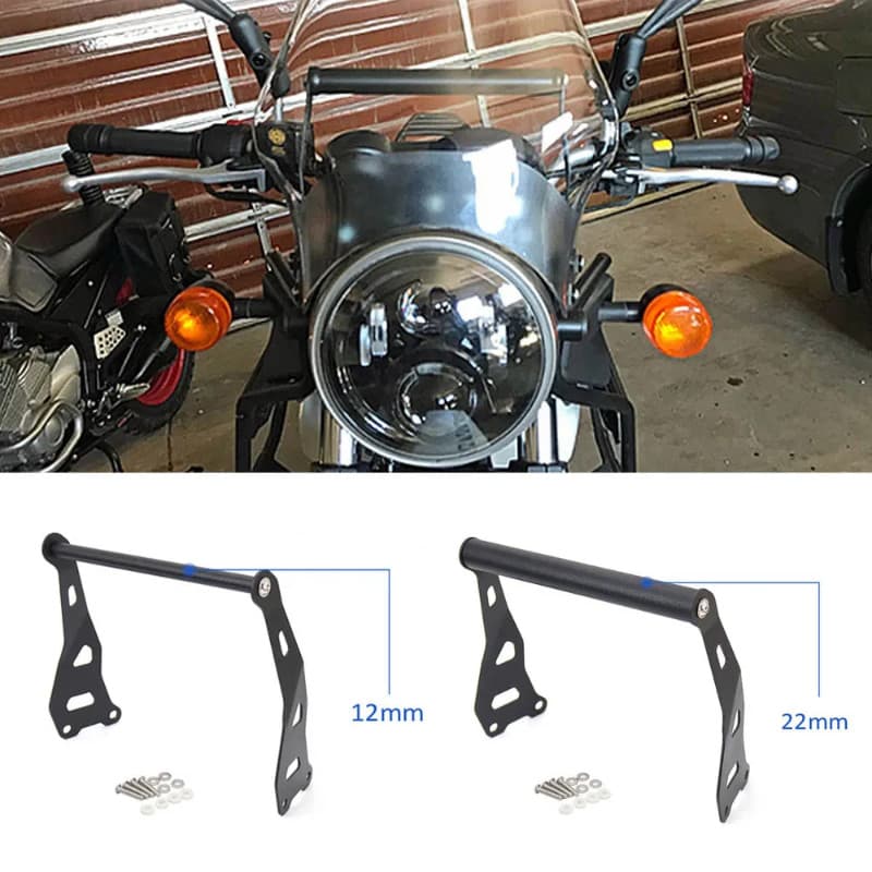 GPS Navigaton Plate Bracket Motorcycle Front Phone Stand Holder Phone For ROYAL ENFIELD HIMALAYAN 2