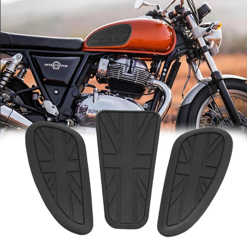 For Royal Enfield Interceptor 650 Motorcycle Accessories Fuel Tank Sticker Protector Sheath Knee Ta