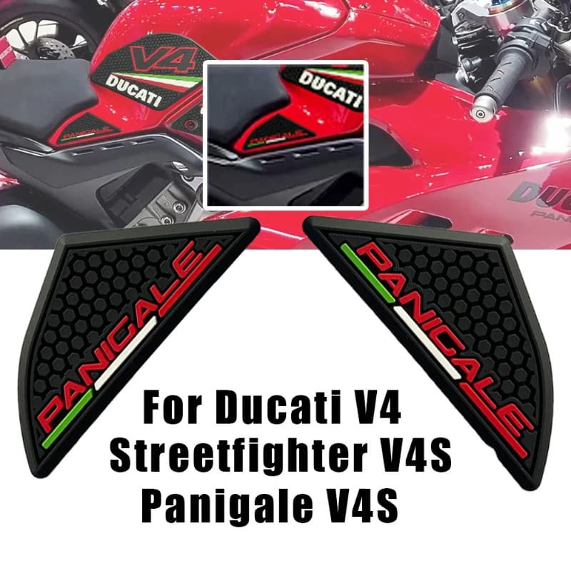 Panigale V4S Fit Ducati V4 Panigale V4S Streetfighter V4 S 2018-2022 Fuel Tank Grip Pads Knee Tract