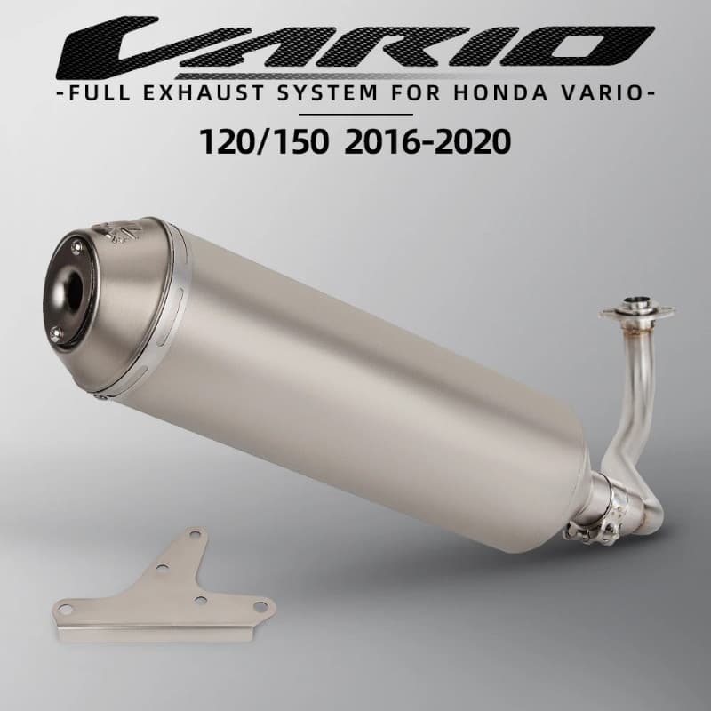 For Honda vario150 vario125 click125 click150 v1 v2 2016-2020 Motorcycle Full Exhaust System Modifi