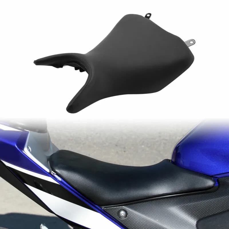 Motorcycle Black Front Driver Seat Cushion For Yamaha YZF R3 YZF-R3 2015-2023 MT03 2020-2022 2017 2