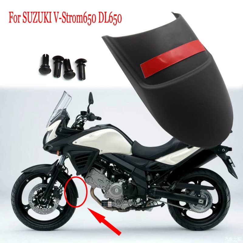 For SUZUKI V-Strom650 DL650 V-Strom 650 DL 650 VStrom 650 Motorcycle ABS Front Mudguard Fender Rear