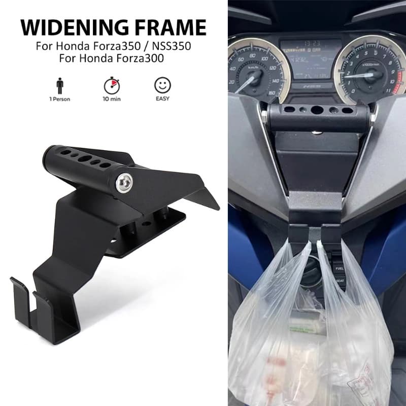New For HONDA Forza300 FORZA 300 Forza 350 Forza350 NSS350 Middle Bracket Bag Luggage Holder Helmet