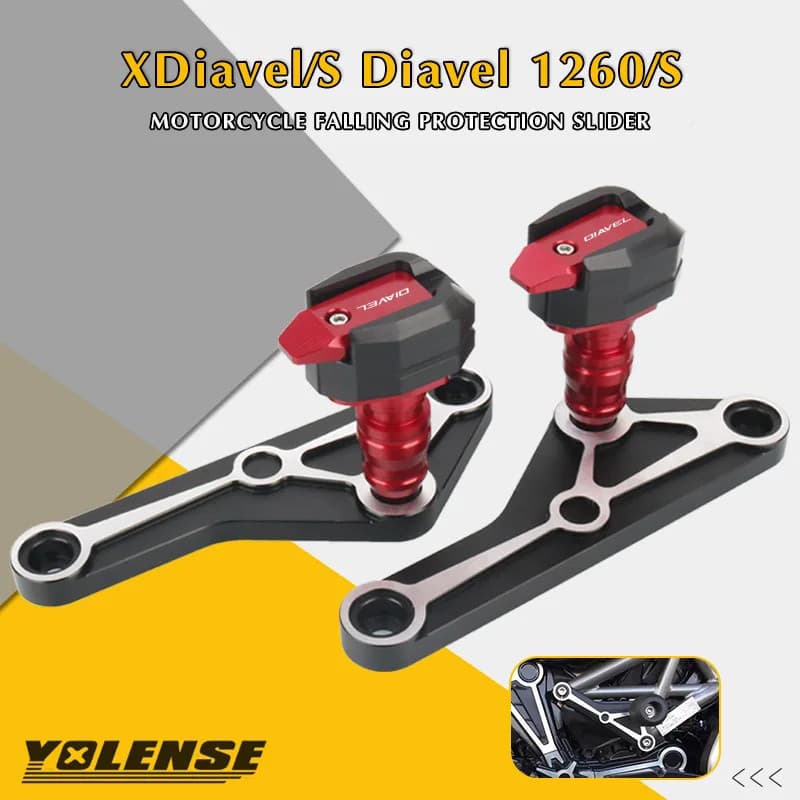 For Ducati X Diavel/S 16-18 Diavel 1260 1200S XDiavel 19-22 Falling Protection Frame Slider Fairing