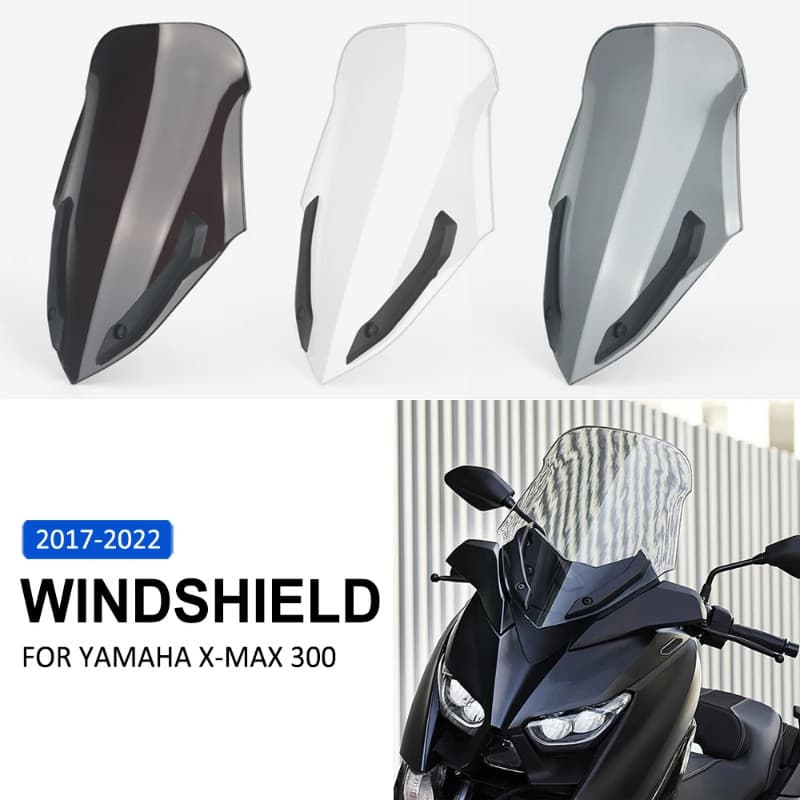 For Yamaha Xmax X-max 300 Xmax300 X-max300 2017-2022 Motorcycle Front Windscreen Windshield Wind Sc