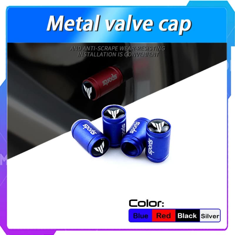 For Yamaha MT-07 MT-09 MT07 MT09 MT 07 MT 09 2017 2018 2019 Motorcycle Wheel Tire Valve caps CNC Al