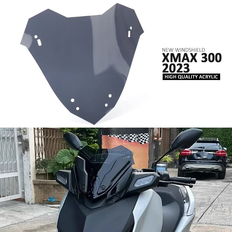 For YAMAHA X-MAX300 XMAX300 X-MAX 300 XMAX 300 2023 New Motorcycle Accessories Screen Windshield Fa