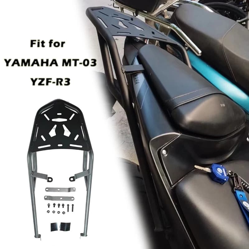 Fit for YAMAHA MT03 YZF R3 YZF-R3 MT-03 Motorcycle Rear Shelf Rear Tail Rack Storage Rack Rear Tail