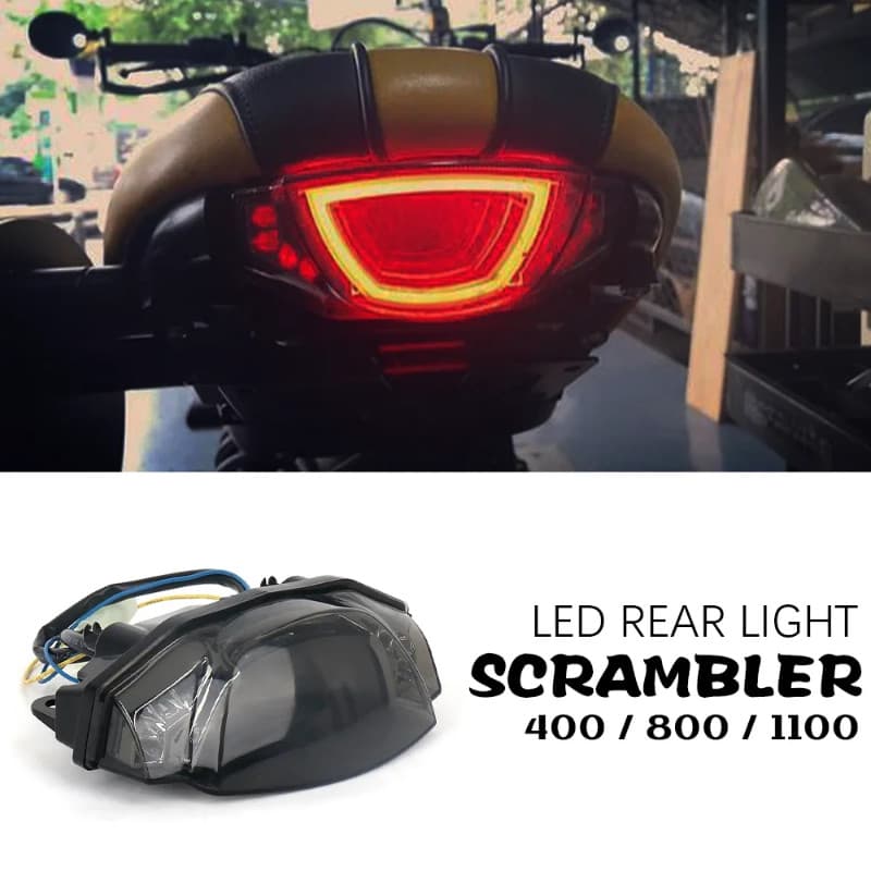 LED Rear Light for DUCATI Scrambler 1100 Scrambler800 Accessories Scrambler400 Turn Signal Lamp Scr