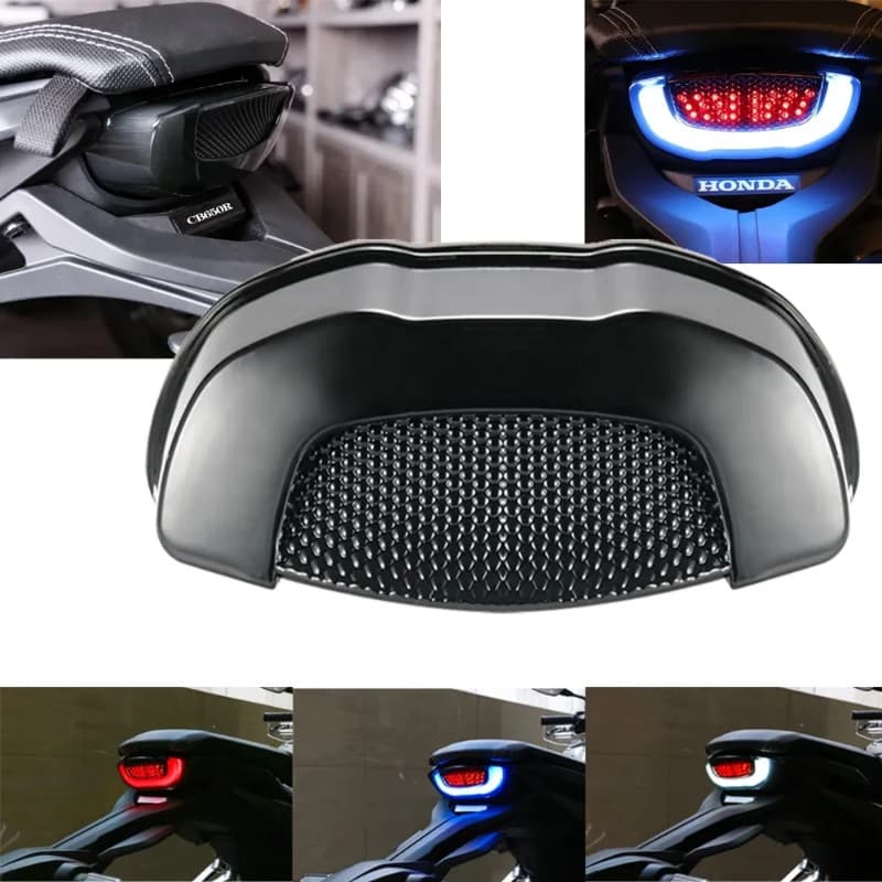 Modified Motorcycle LED Integrated Tail Light With Turn Signal For Honda CB650R CB300R CBR650R Brak