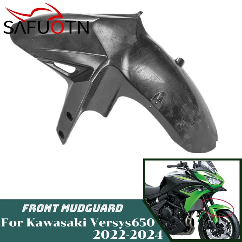 Versys650 Front Tire Hugger Fender Mudguard For Kawasaki Versys 650 2022 2023 2024 Motorcycle Wheel