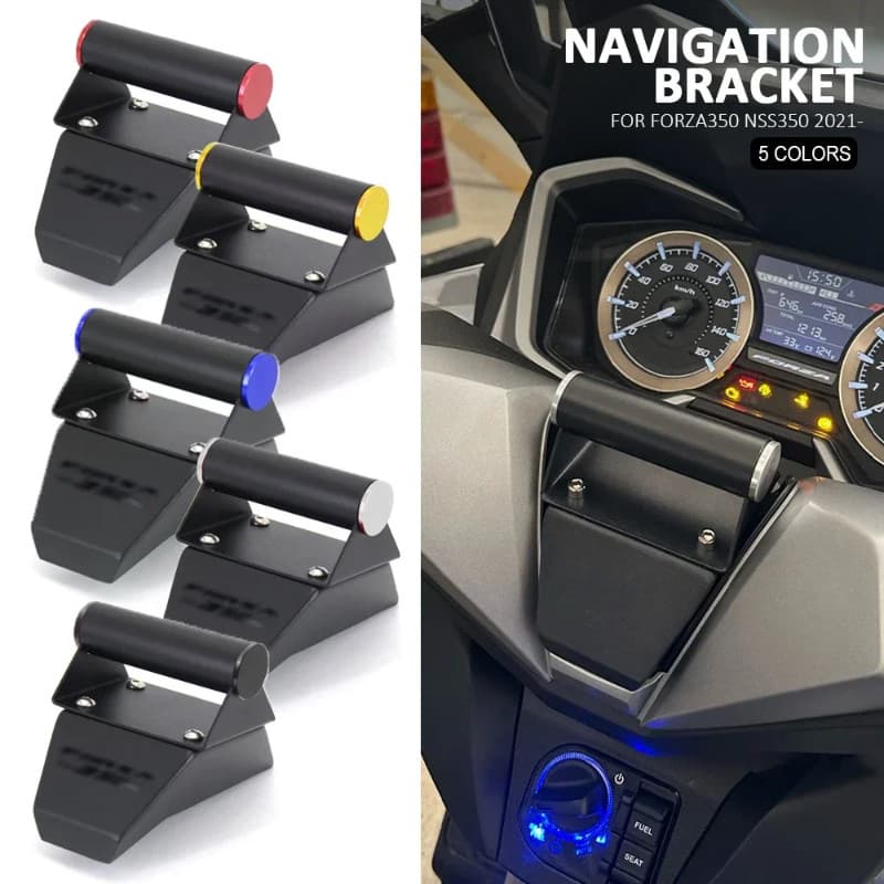 New Stand Holder Phone Mobile Phone GPS Bracket 22mm For Honda Forza 350 Forza350 FORZA 350 FORZA35