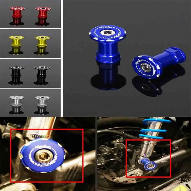 For HONDA MONKEY 125 2018-2023 3D CNC Rear Shock Holder Stand Wheel Cover Monkey125  Accessories