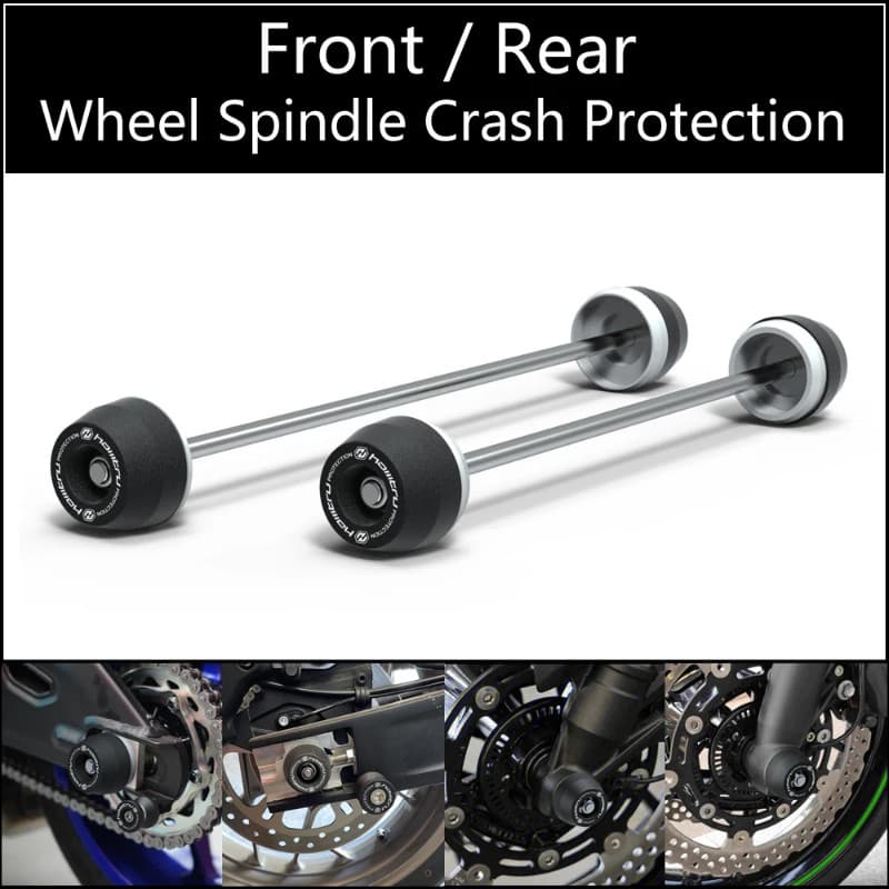 For Suzuki V-Strom 1000 XT GTA X GTA / V-Strom 1050 XT / 2014-2023 Front Rear wheel Spindle Crash P