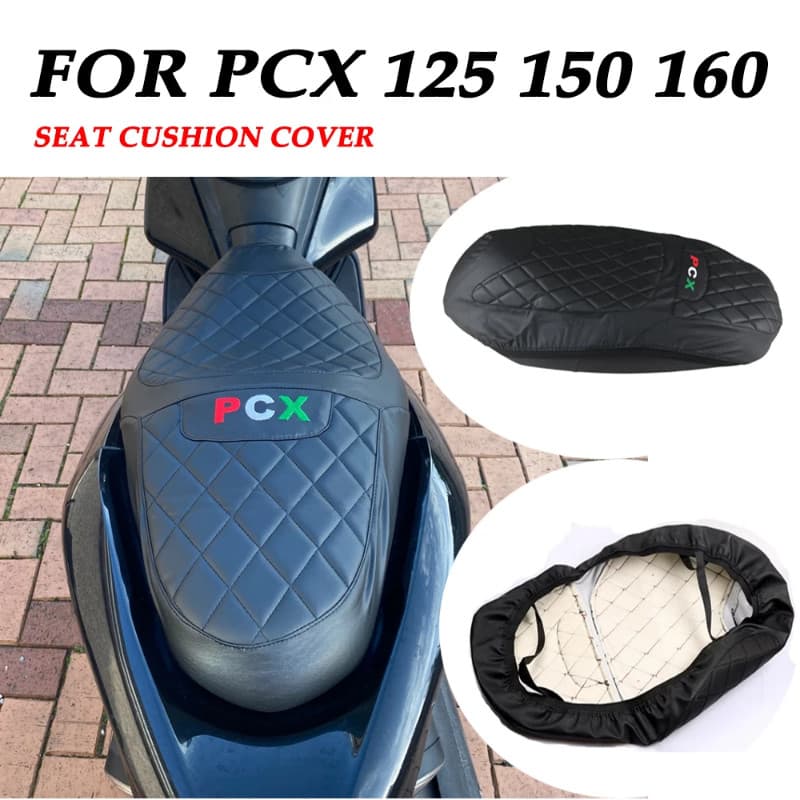 Leather Seat Cushion Cover For HONDA PCX125 PCX150 PCX160 PCX 160 125 150 Motorcycle Accessories Se