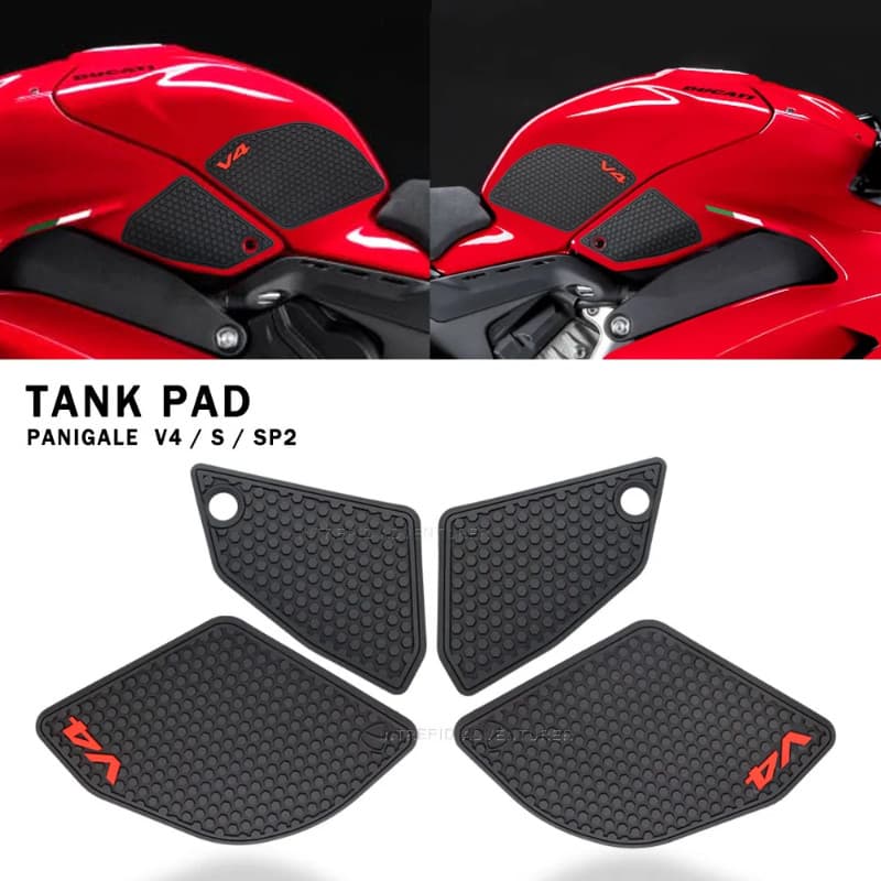 Tank Grips For Ducati Panigale V4 Panigale V4S /SP2 2022 Fuel Tank Pad Tank Protection Sticker Knee
