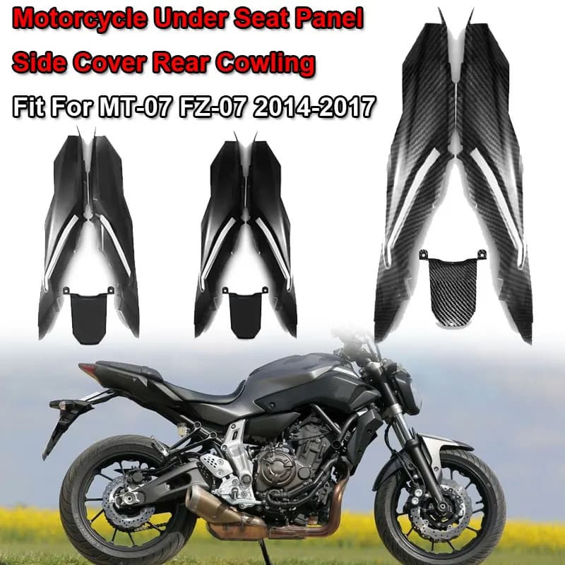 Fit For YAMAHA MT-07 FZ-07 MT07 FZ07 MT FZ 07 2014 2015 16 2017 Motorcycle Under Seat Panel Side Co