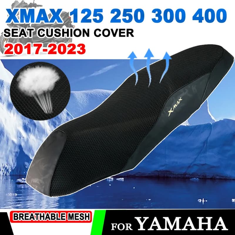 For Yamaha XMAX 300 XMAX300 XMAX250 XMAX125 X-MAX 250 125 400 Motorcycle Seat Cushion Cover Sunscre