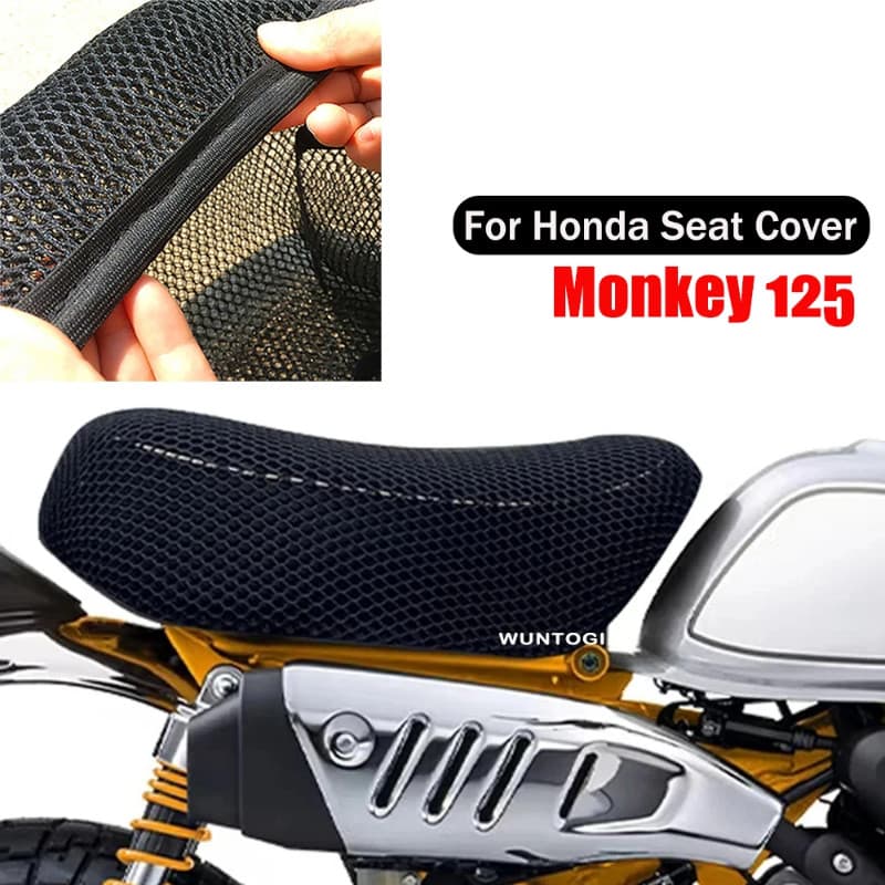 Monkey 125 Motorcycle Seat Cover Monkey125 For Honda 3D Airflow Honeycomb Mesh Heat Insulation Cush