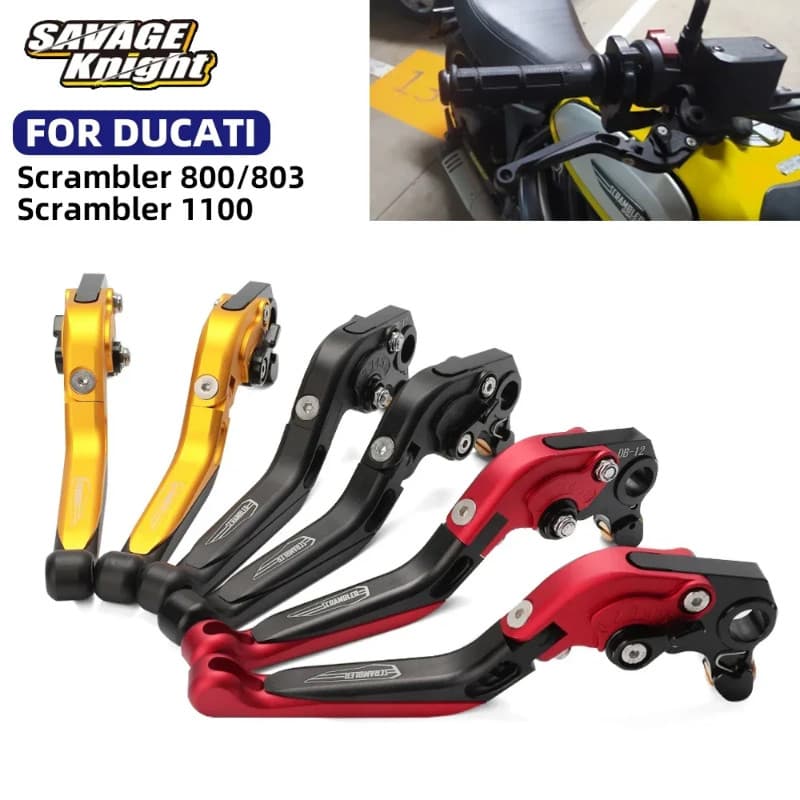 Motorcycle Folding Clutch Brake Lever For DUCATI Scrambler 800 803 Scrambler 1100 Handle Lever Acce
